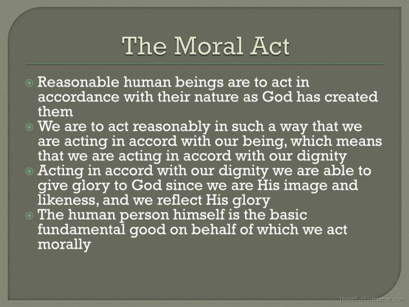 What is an Example of a Moral Act? Unpacking the Power of Goodness