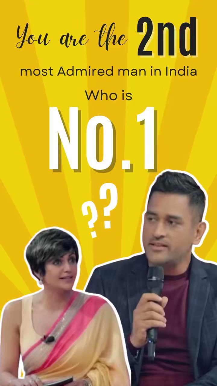 Who Is the Second Most Admired Man in India? A Barstool Debate with Friends