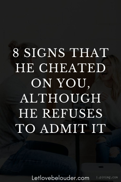 Why do people not admit to cheating?